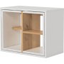 Bizayni satsbord 62x34 | 27x32 | 27x32 cm - Vit/ek
