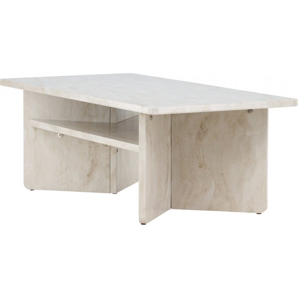 Table basse lesund 120 x 60 cm - Beige