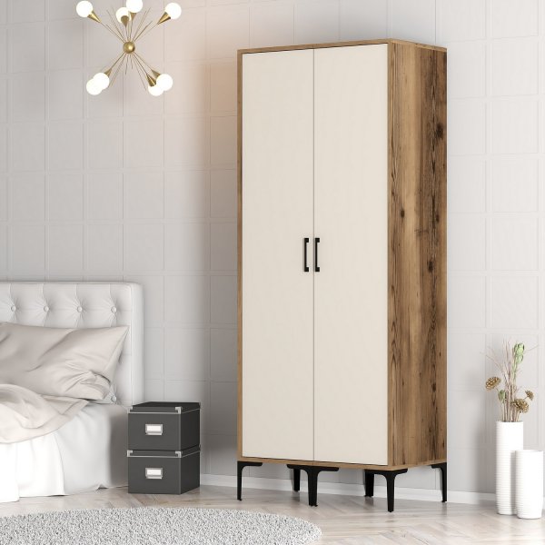 Armoire Kumsal 6 Noyer/crème Armoire Kumsal 6 Noyer/crème