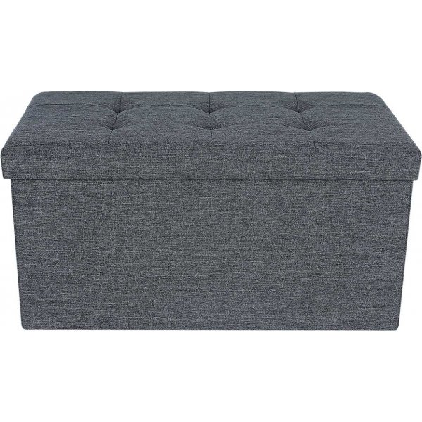 Banc Joar avec rangement 76 cm - Gris foncé Banc Joar avec rangement 76 cm - Gris foncé