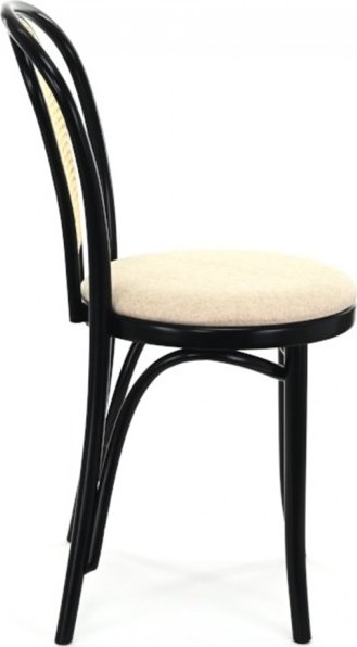 Chaise de salle à manger No 18 avec dossier en rotin - Couleur du cadre et du revêtement en option Chaise de salle à manger No 18 avec dossier en rotin - Couleur du cadre et du revêtement en option