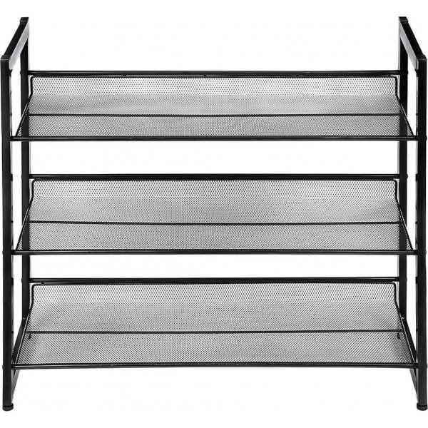 Etagère à chaussures Sibel noir 74 x 62,5 cm Etagère à chaussures Sibel noir 74 x 62,5 cm