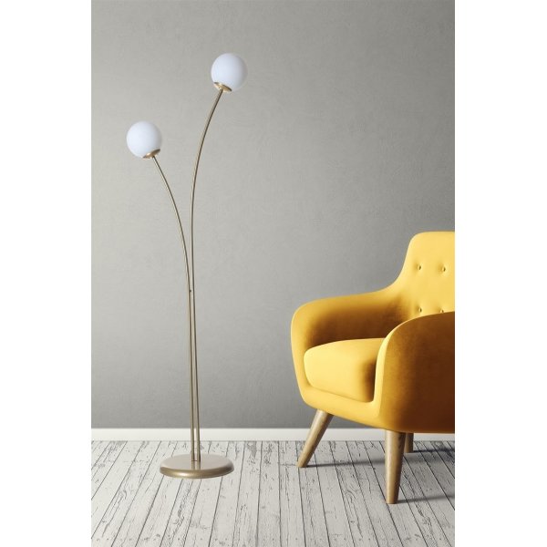 Lampadaire Rose - Or/blanc Lampadaire Rose - Or/blanc