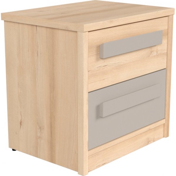 Namek nachtkastje - Beuken/grijs