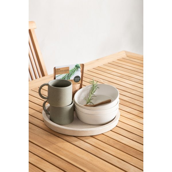 Panama matbord 224 x 100 cm - Natur/Vit Panama matbord 224 x 100 cm - Natur/Vit