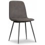 Tiana matgrupp, runt matbord med 4 st Smokey matstolar - Vit/Vintage