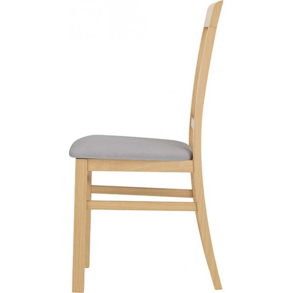 Chaise de salle  manger Allan - Gris/chne