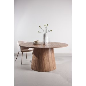 Lanzo Dining Table ø150 – Valnöt Lanzo Dining Table ø150 – Valnöt