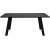 Freddy avlngt matbord i svartbetsad ek - 170x90 cm
