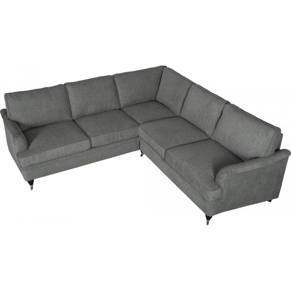 Howard hörnsoffa i Grått tyg 5-sits soffa Howard hörnsoffa i Grått tyg 5-sits soffa