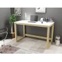 Tone skrivbord 120x60 cm - Vit/furu