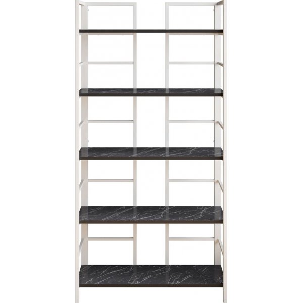 Tinleys bokhylla - Svart/vit Tinleys bokhylla - Svart/vit