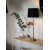 Lampe de table Kent - Noir/laiton - 59 cm