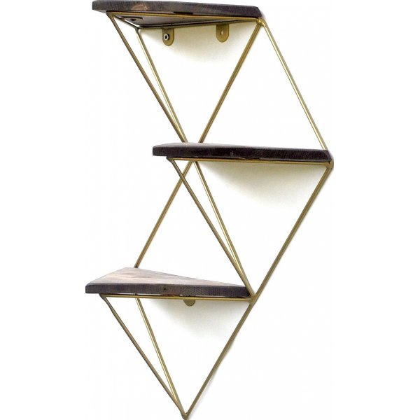 Walter wandplank 76 - Walnoot/goud