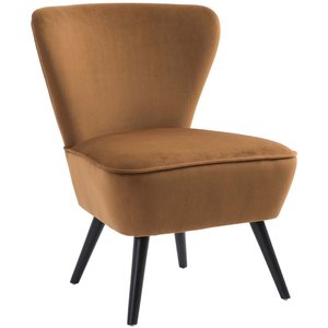 Moby fauteuil - Okergeel/zwart