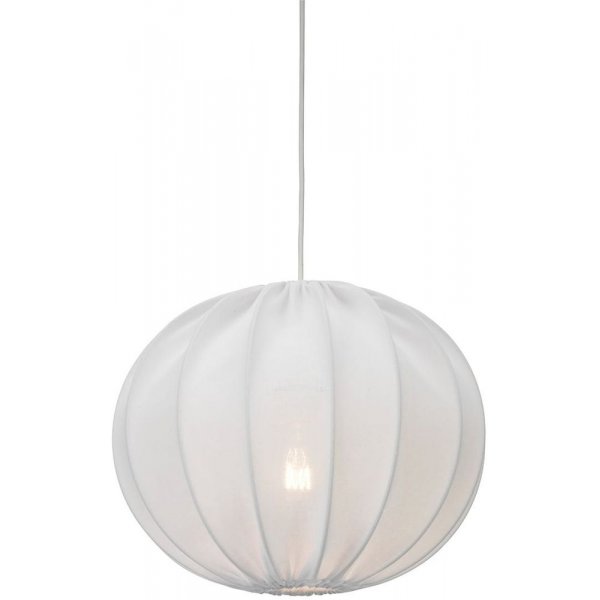 Hampton Linen taklampa - Vit