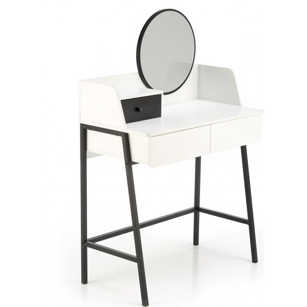 Agnes kaptafel 80 x 42 cm - Wit/zwart Agnes kaptafel 80 x 42 cm - Wit/zwart