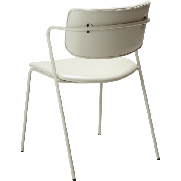 Chaise de salle à manger Zed - PU blanc Chaise de salle à manger Zed - PU blanc