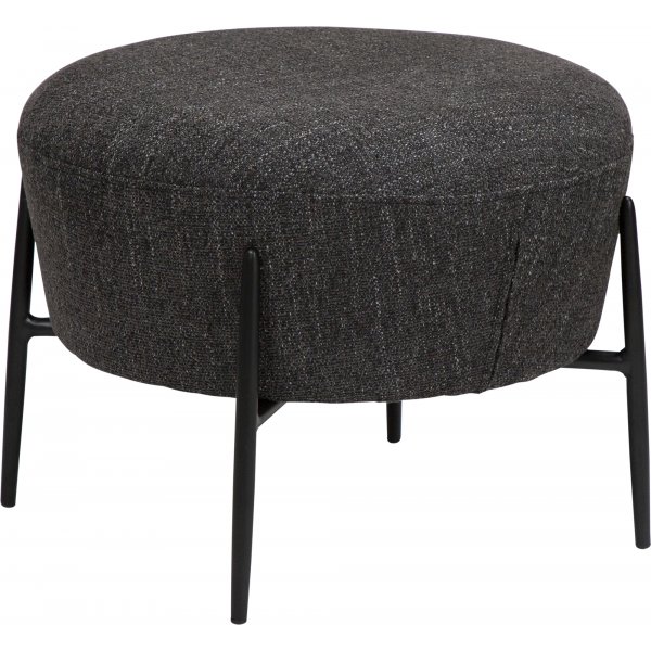 Orbit fotpall - Svart bouclé Orbit fotpall - Svart bouclé