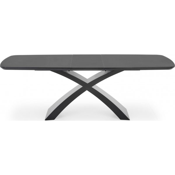 Table à manger extensible Simona 90x160-220 cm - Gris Table à manger extensible Simona 90x160-220 cm - Gris