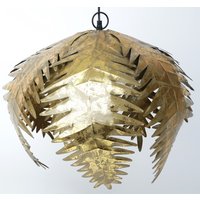 Palmblad taklampa - Guld Palmblad taklampa - Guld
