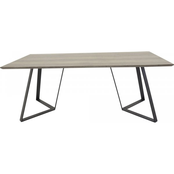 Matbord 180x90 cm - Ek/svart Matbord 180x90 cm - Ek/svart