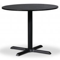 Solano matbord Ø90 cm - Svartbetsad ask Solano matbord Ø90 cm - Svartbetsad ask