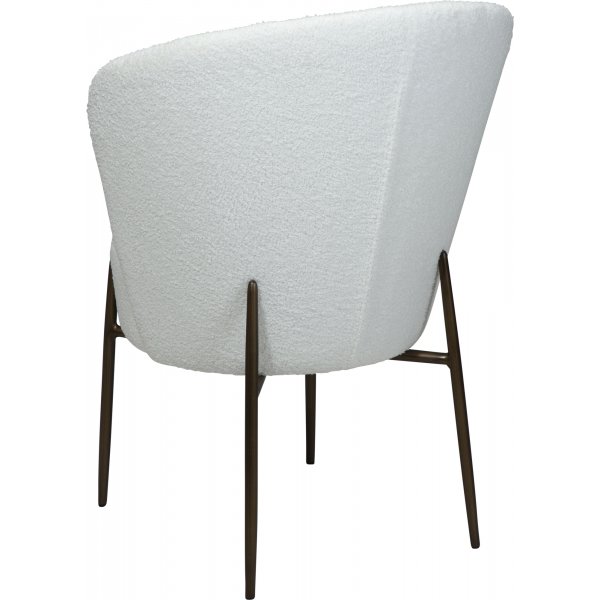 Chaise de salle  manger Orbit - Neige boucle