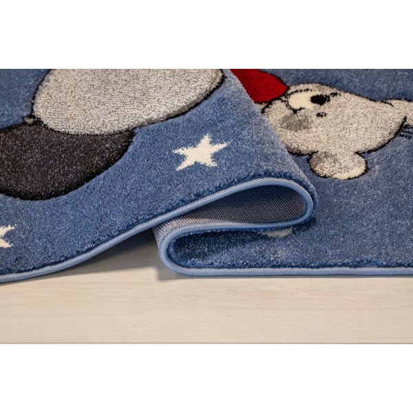 Barnmatta Mitchell Nalle - Blå/Grå Barnmatta Mitchell Nalle - Blå/Grå