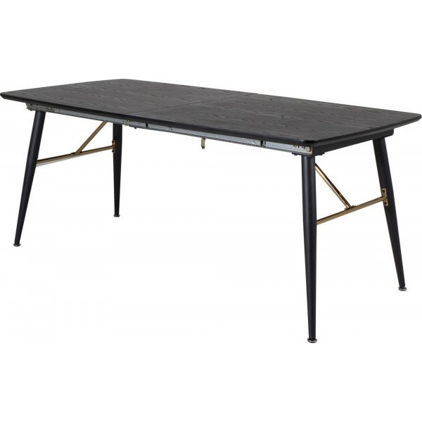 Ansmark matbord 180-220 cm - Svart Ansmark matbord 180-220 cm - Svart