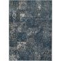 Viskosmatta Casablanca Patch - Bl� - 160x230 cm