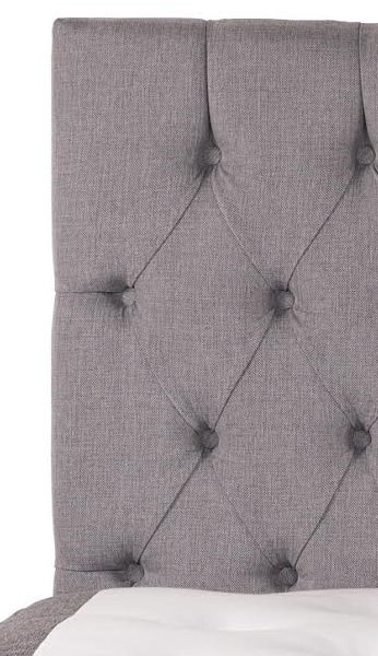 Sänggavel vägghängd 180x70 cm - Grå (Tyg) Sänggavel vägghängd 180x70 cm - Grå (Tyg)