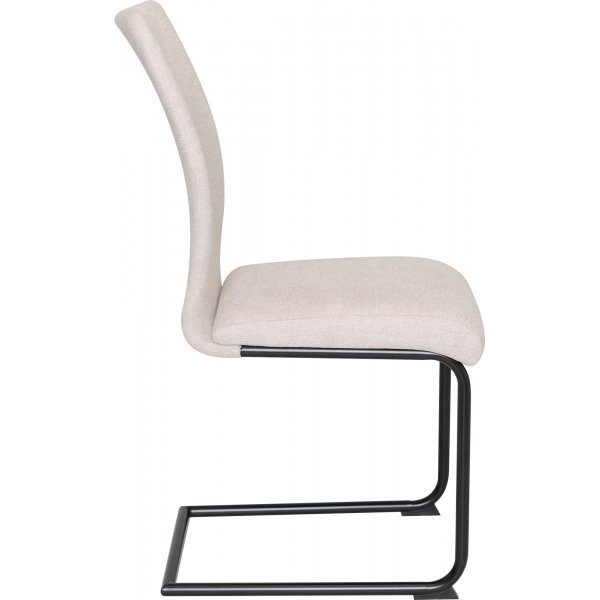 Chaise de salle  manger Stella - Beige/noir