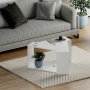 Trine soffbord 100 x 98 cm - Vit