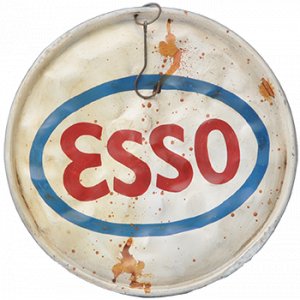 Vggdekoration Esso vintage 58 cm