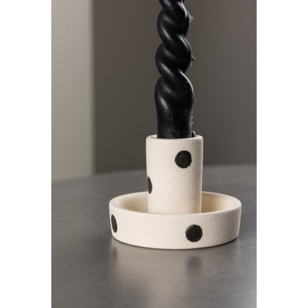 Ceco ljusstake - Svart/Vit