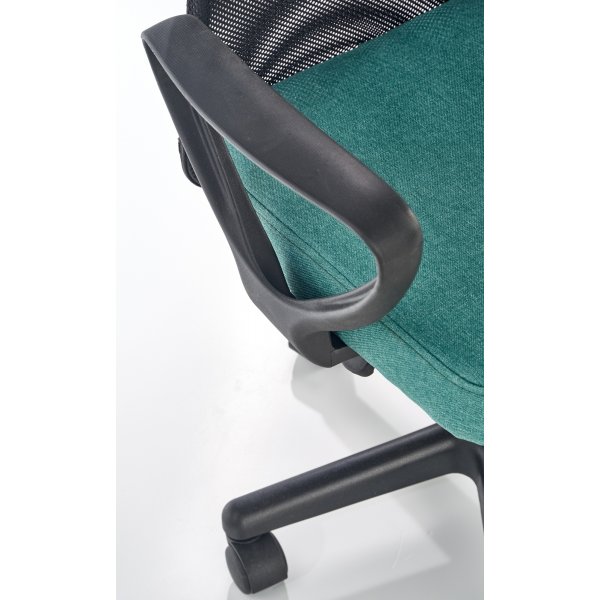 Chaise de bureau Matthias - Turquoise/noir Chaise de bureau Matthias - Turquoise/noir