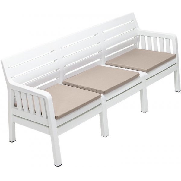 Canapé 3 places Lara - Blanc Canapé 3 places Lara - Blanc