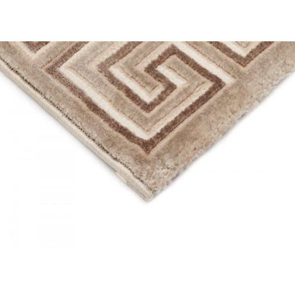 Tapis tiss� machine Galya Versace - Nougat