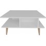 Table basse Akya 89 x 89 cm - Blanc