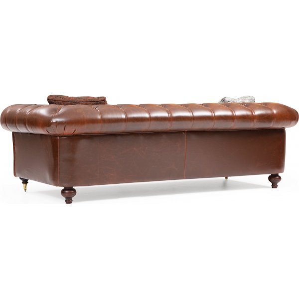 Costa 3-sits soffa - Brun