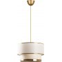 Cake taklampa - Cream/guld
