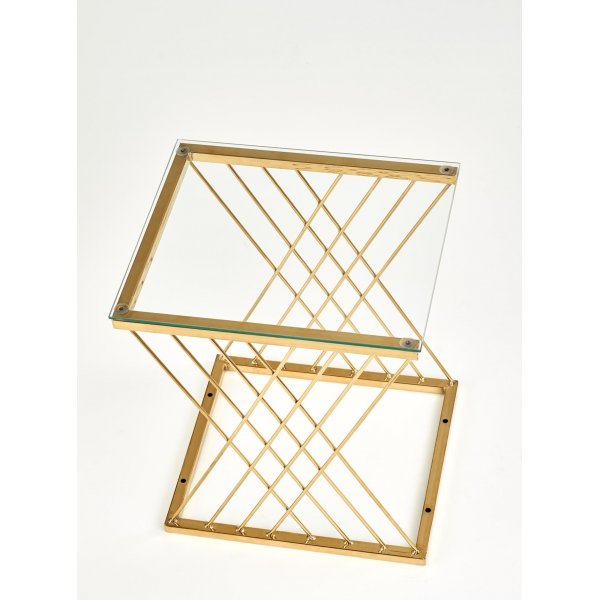 Table basse Moselle 45 x 39 cm - Or