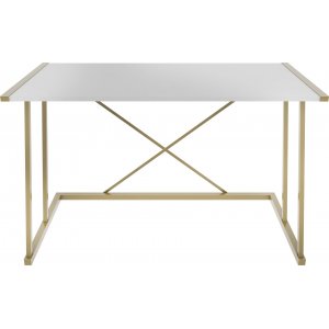 Bureau Adlade 114 x 60 cm - Or/blanc