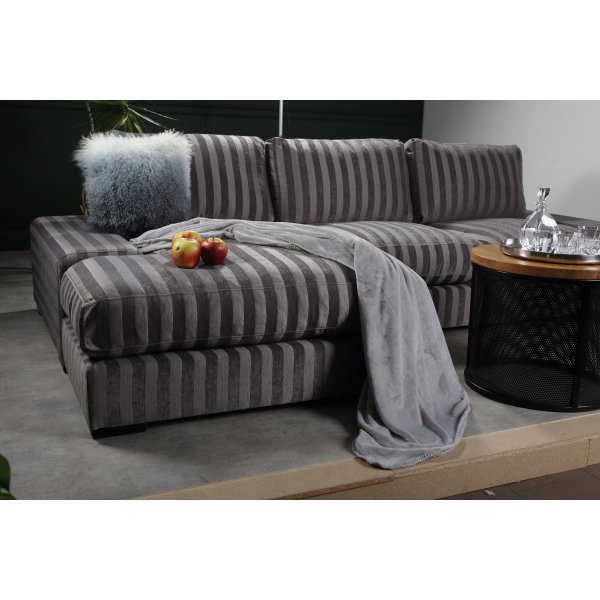 Scirocco divansoffa 3-sits XL 305 cm - Mobus silver stripe Scirocco divansoffa 3-sits XL 305 cm - Mobus silver stripe