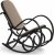 Rocking chair confort - Marron/weng