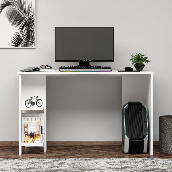 Alya skrivbord 120 x 60 cm - Vit