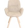 Crosby matstol - Beige/vitpigmenterad ek