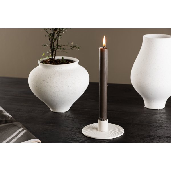 Dian ljusstake 12 x 4 cm - Vit