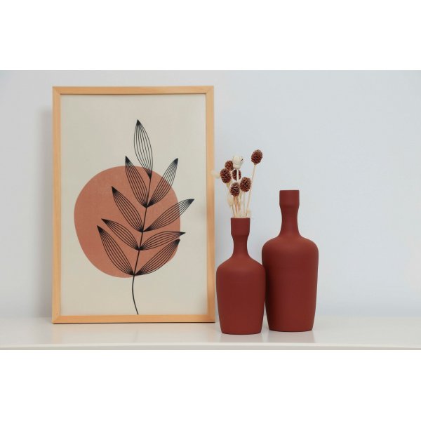 Ensemble de Vases Whells - Rouge Brique
